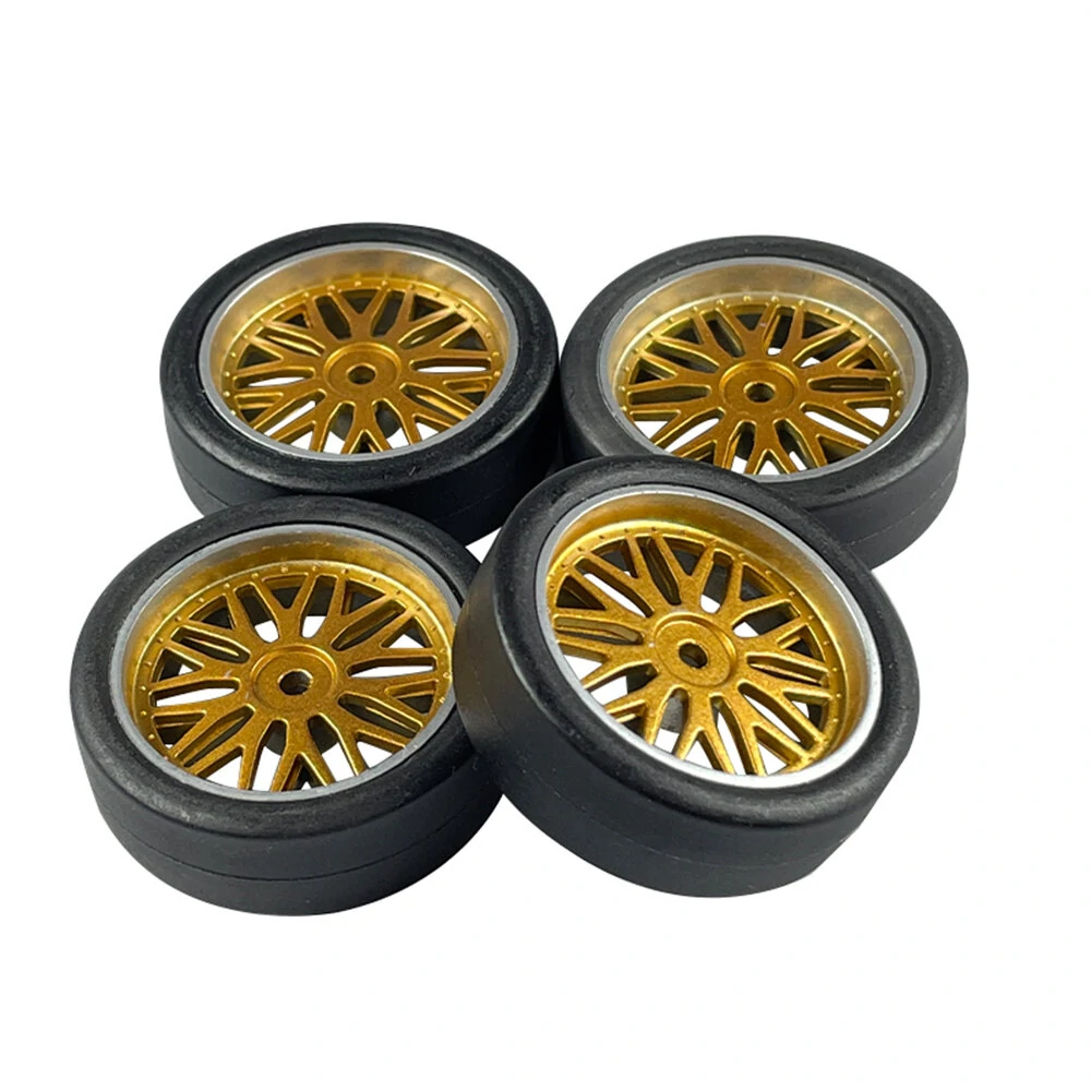 4PCS Upgraded Drift Tires Wheels LA0034 for LDR/C LD-A86 1/18 On-Road RC Vehicles Models Spare Parts — view 5