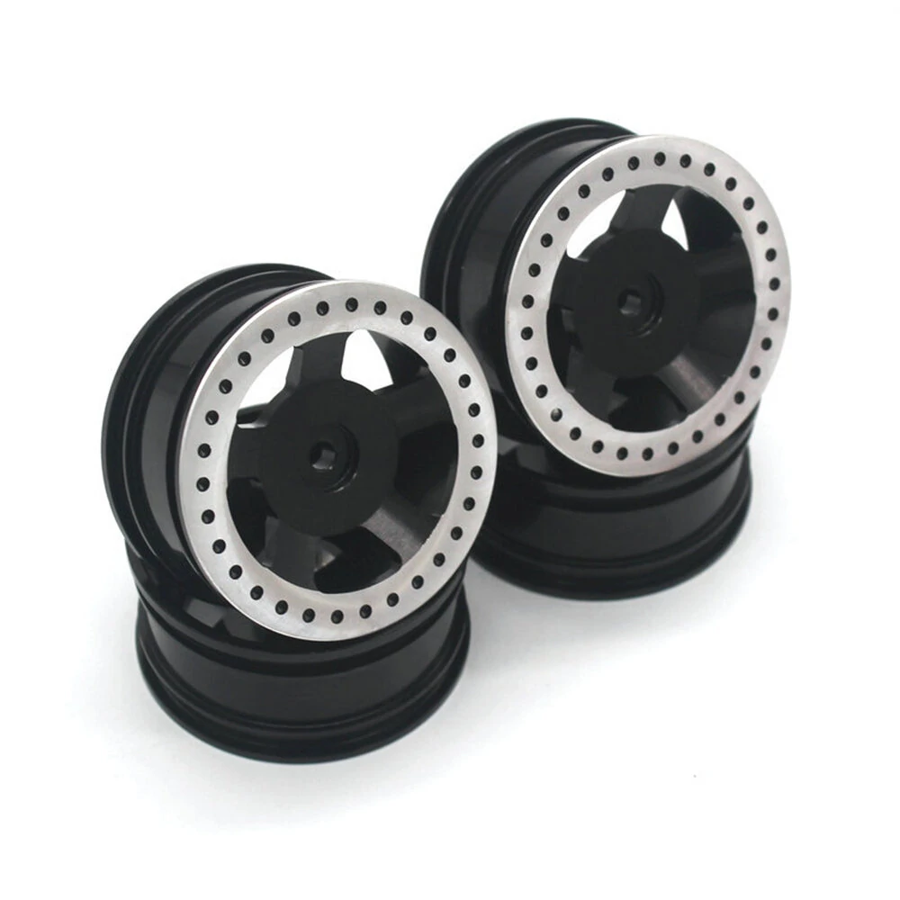 4PCS Upgraded Metal Rims Wheels Rubs 12mm Hex for MN128 MN86S G500 1/12 RC Car Vehicles Models Spare Accessories