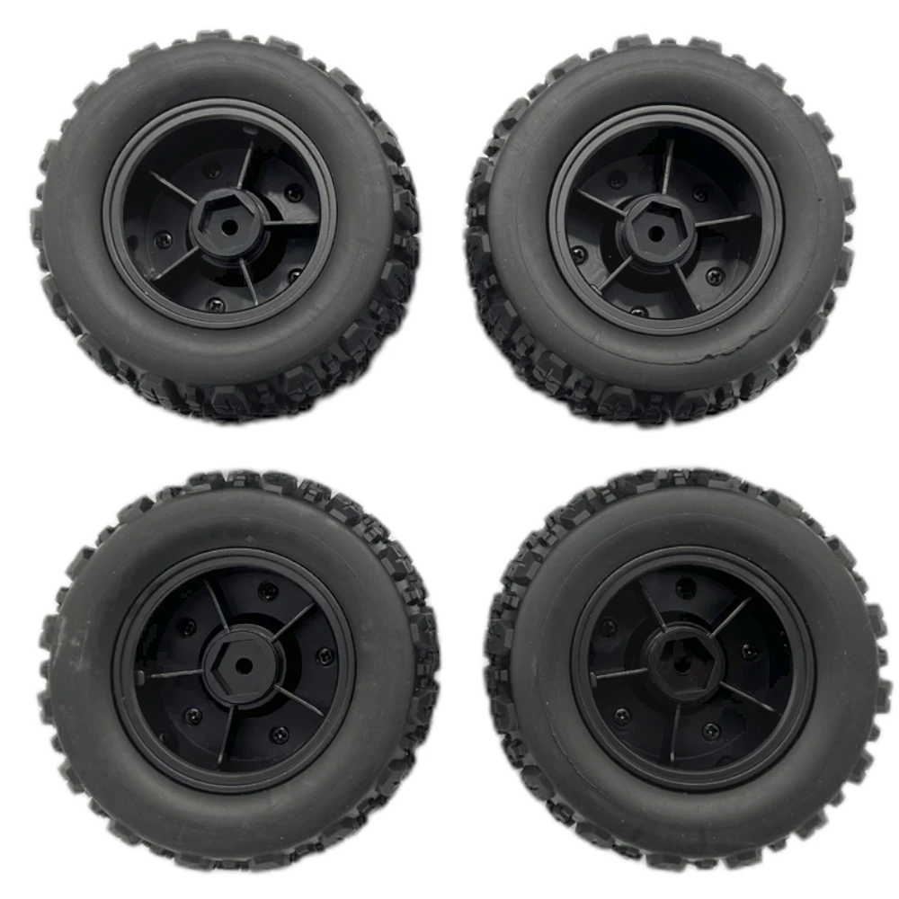 4PCS Upgraded Tires Wheels for Wltoys 144010 MJX 14209 14210 1/14 1/16 RC Cars Vehicles Models Spare Parts — view 4