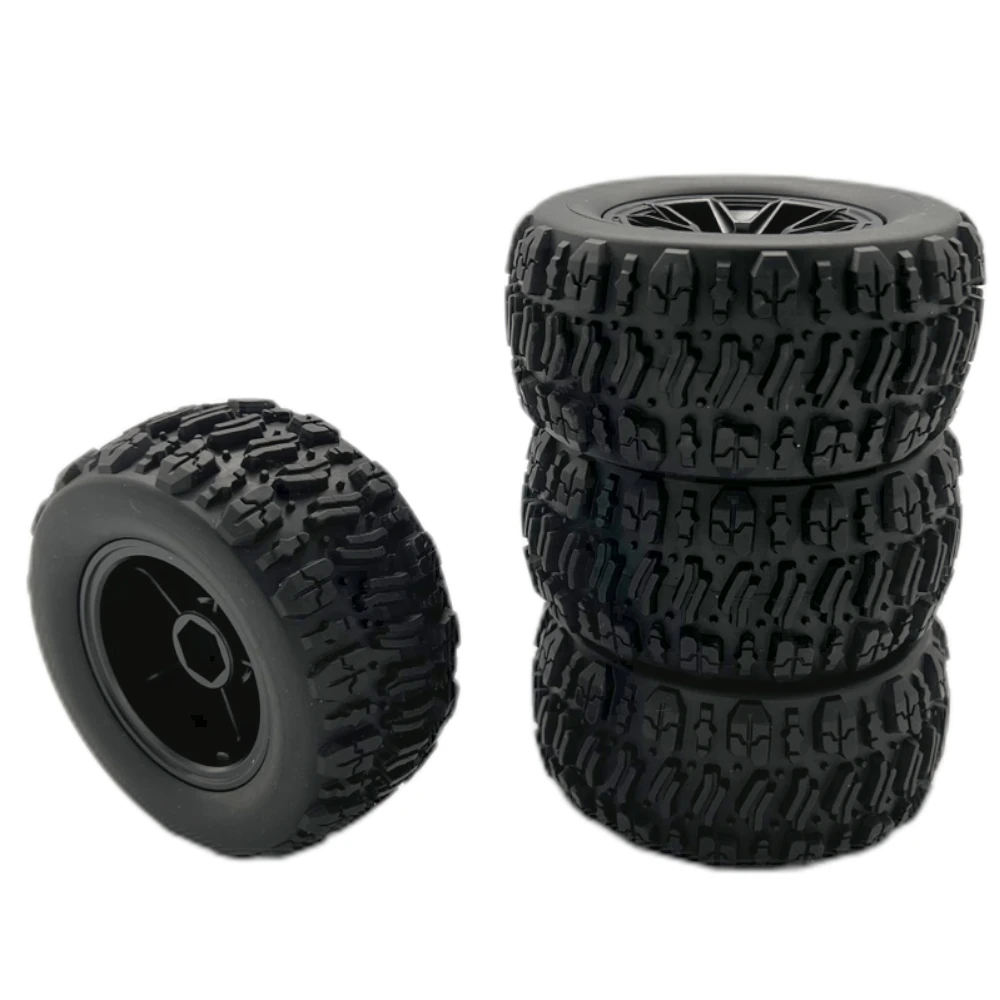4PCS Upgraded Tires Wheels for Wltoys 144010 MJX 14209 14210 1/14 1/16 RC Cars Vehicles Models Spare Parts — view 5