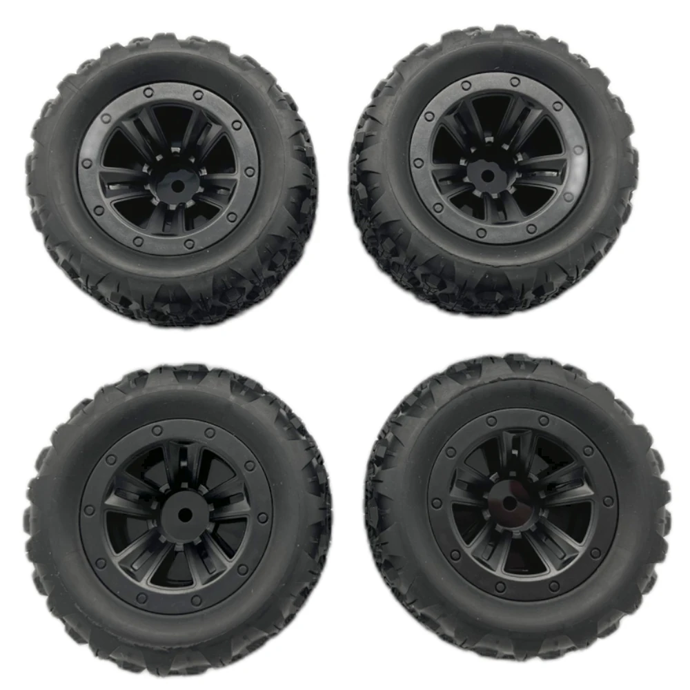 4PCS Upgraded Tires Wheels for Wltoys 144010 MJX 16208 16209 16210 SCY MNRC MN128 1/12 1/14 1/16 Monster Truck RC Cars Vehicles Models Spare Parts — view 5