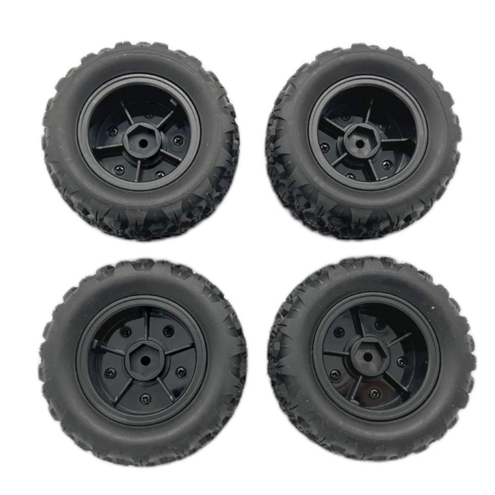4PCS Upgraded Tires Wheels for Wltoys 144010 MJX 16208 16209 16210 SCY MNRC MN128 1/12 1/14 1/16 Monster Truck RC Cars Vehicles Models Spare Parts — view 6