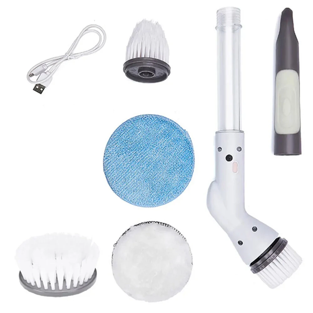 5-in-1 Multifunctional Electric Cleaning Brush Wireless Rotating Mop Up to 180 mins Cleaning for Kitchen Bathroom — view 11