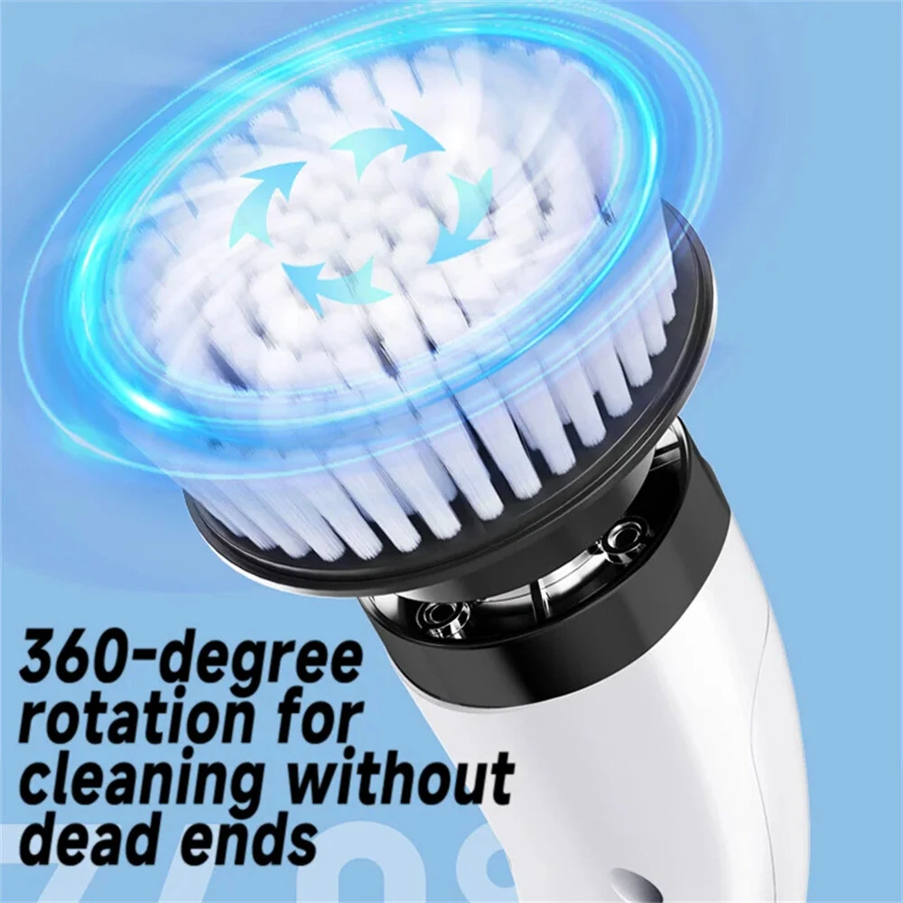 5-in-1 Multifunctional Electric Cleaning Brush Wireless Rotating Mop Up to 180 mins Cleaning for Kitchen Bathroom — view 7