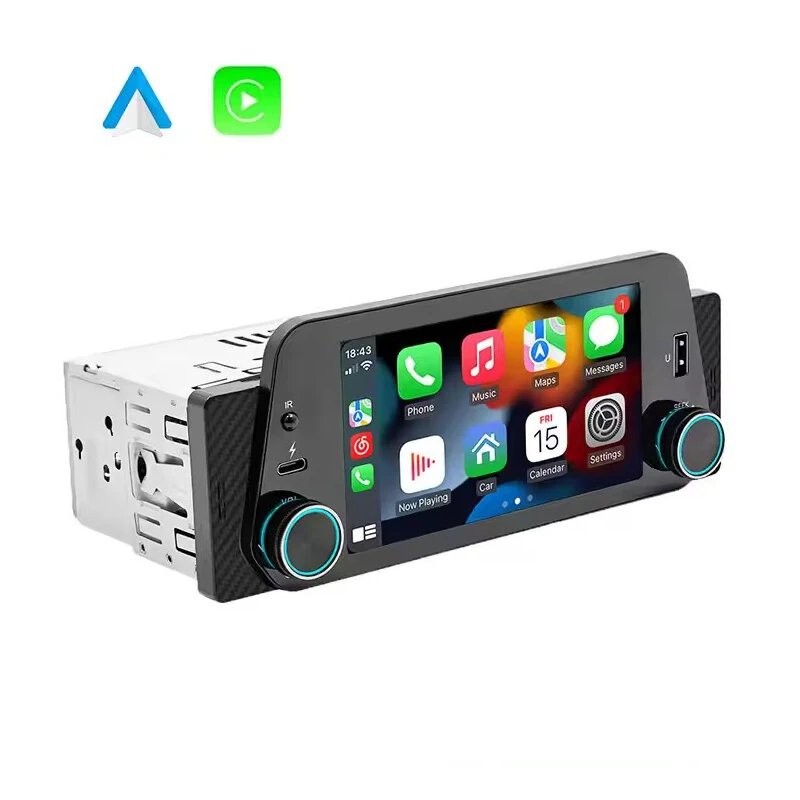 5 Inch Single Din Car Stereo MP5 Player 300PPI Ultra-Clear Touchscreen bluetooth Reverse Interconnection Wireless Apple CarPlay/Android Auto USB Type-C Fast Charge — Pricio