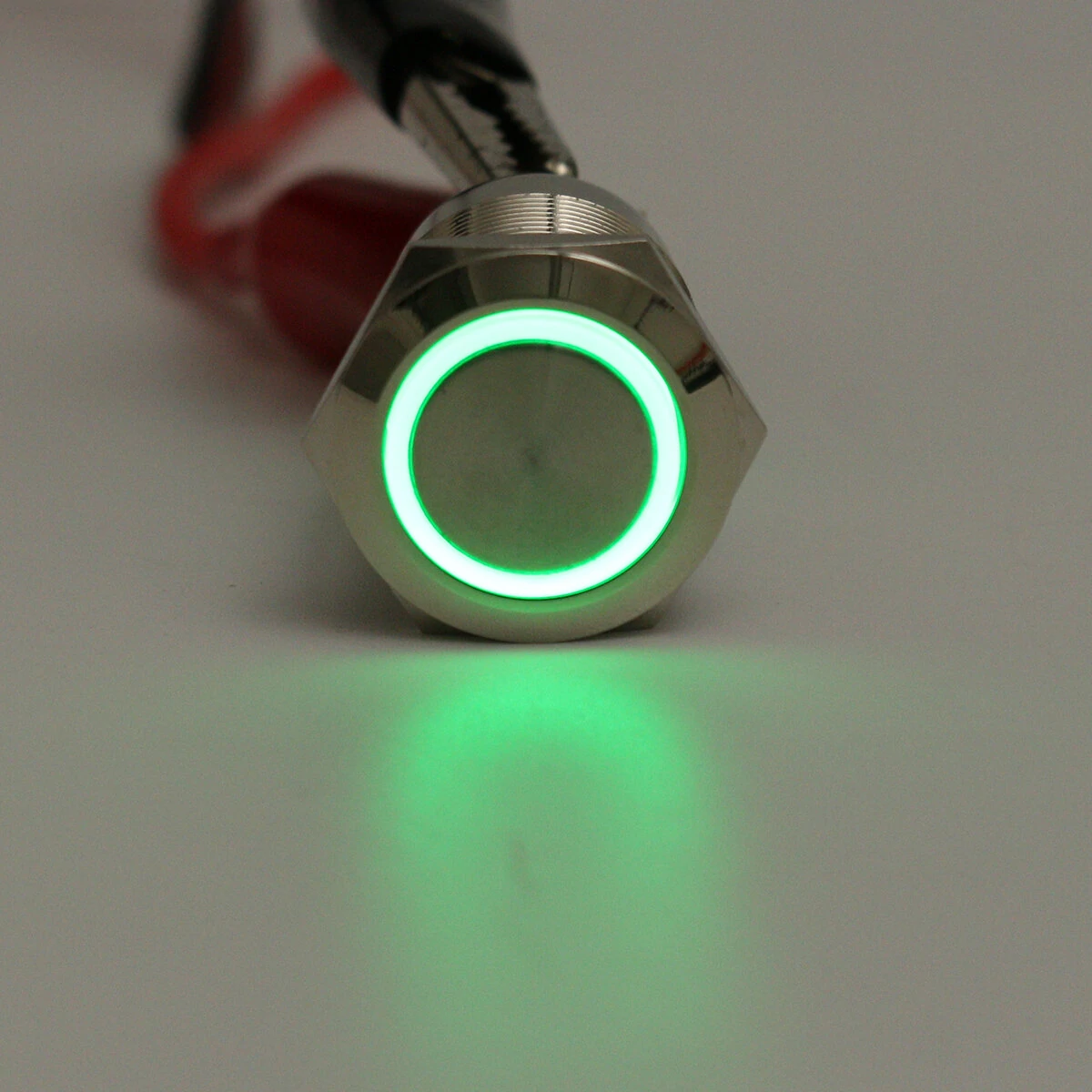 5 Pin 19mm LED Light Illuminated Push Button Latching Switch SPDT Waterproof — view 8