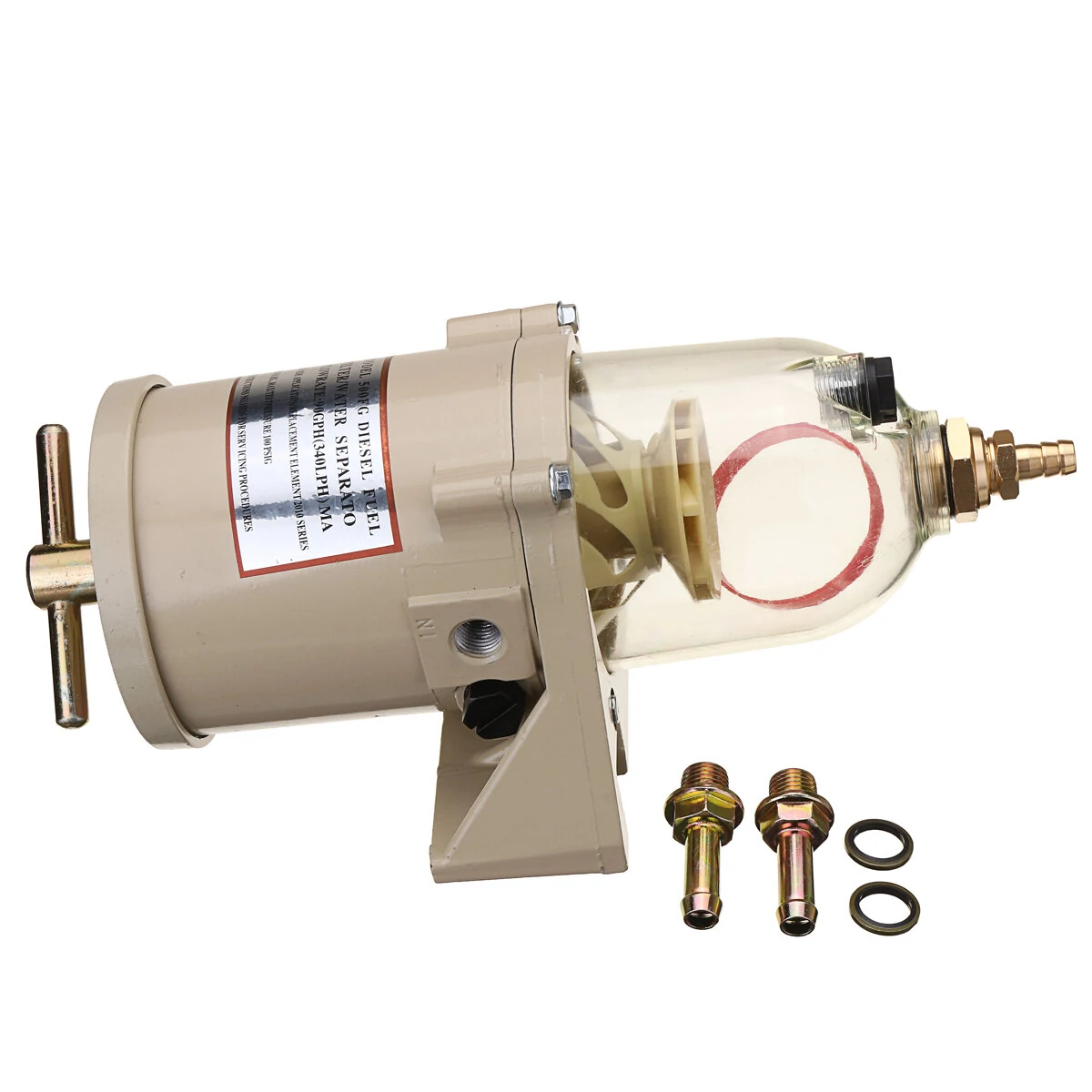 500FG 500FH Diesel Fuel Filter Oil/Water Separator Marine Boat Trucks 90GPH — Pricio
