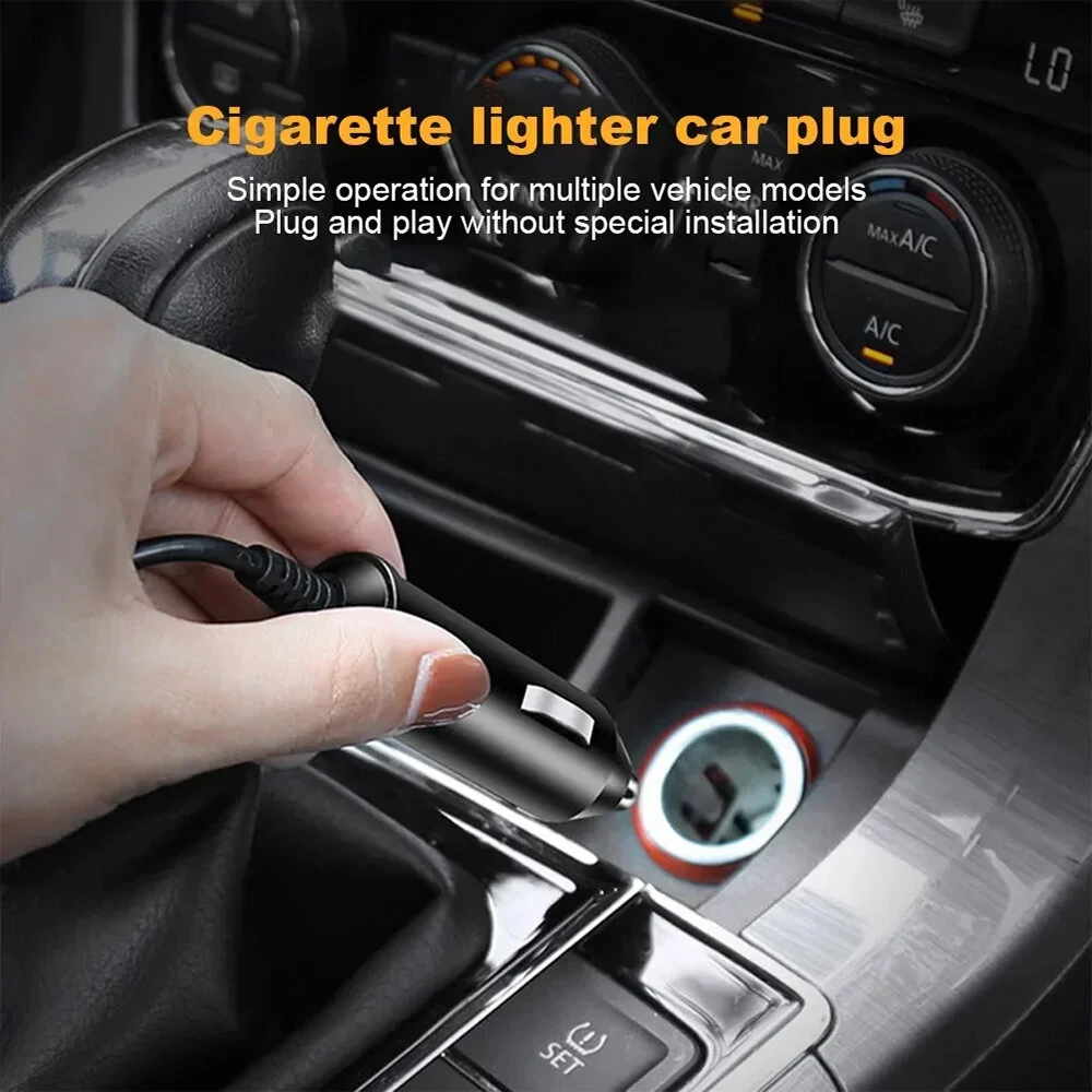 500ML 12V Car Heating Cup Insulated Water Cup Travel Mug Bottle Car Electric Kettle Car Heating Cup Stainless Steel Thermos Heating Water Bottle Car Kettle Thermos Water Tea Milk — view 4