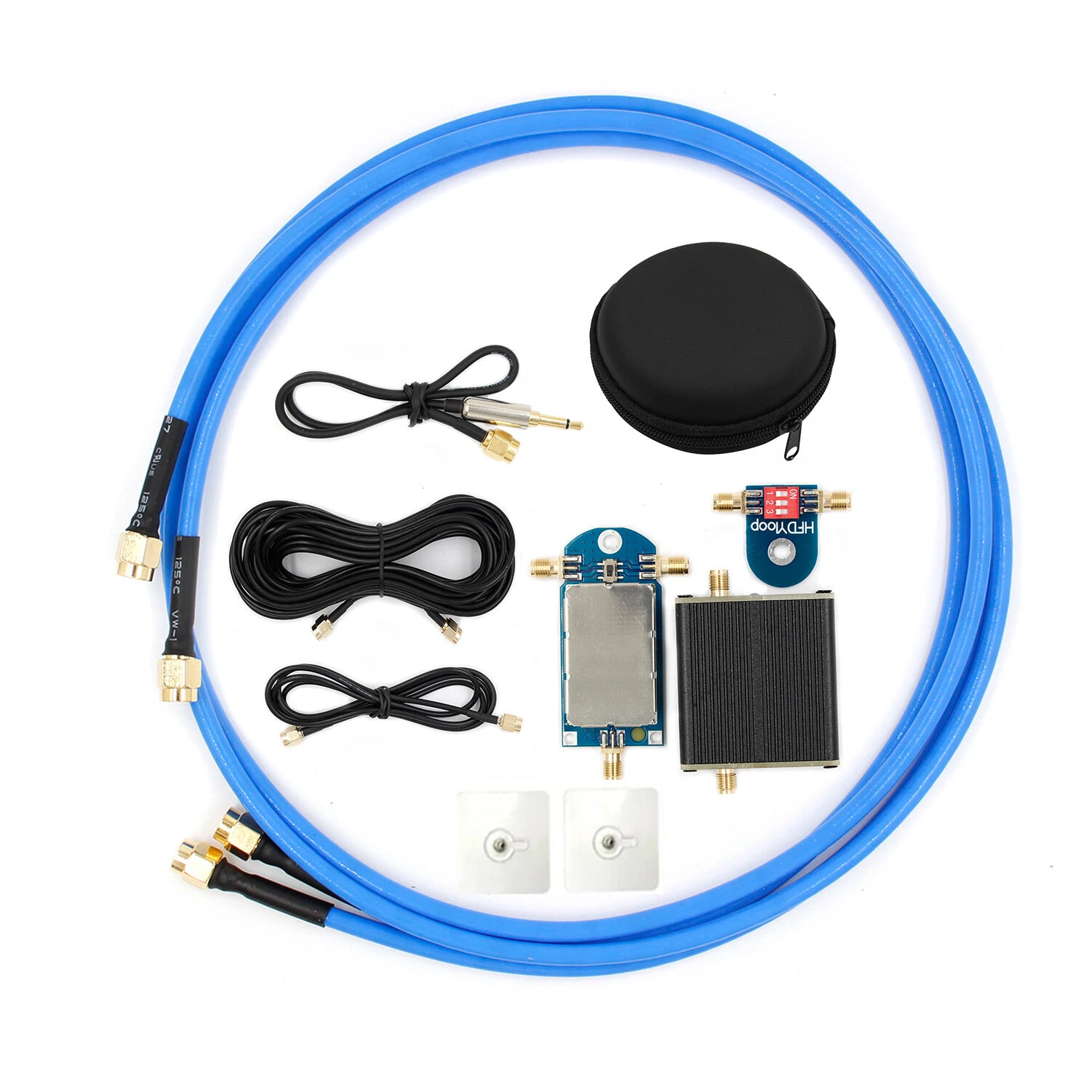 50K-500MHz Wideband Active Small Magnetic Loop Antenna LZ1AQ Amplifier HF AM FM VHF UHF SDR Receiver Radio — view 2