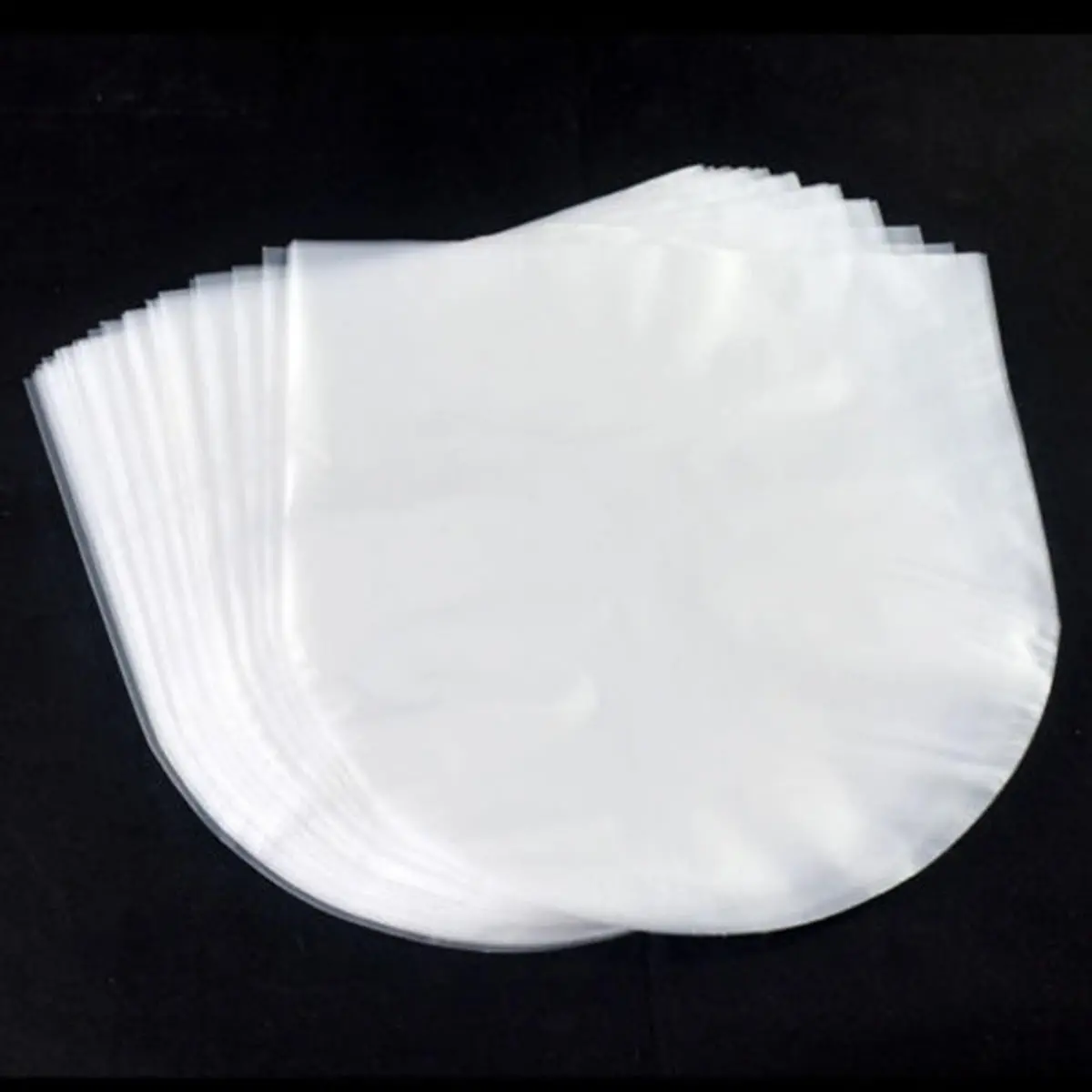 50Pcs/Set Antistatic Clear Plastic Cover Inner Sleeves for 12'' LP LD Vinyl Reco — view 2