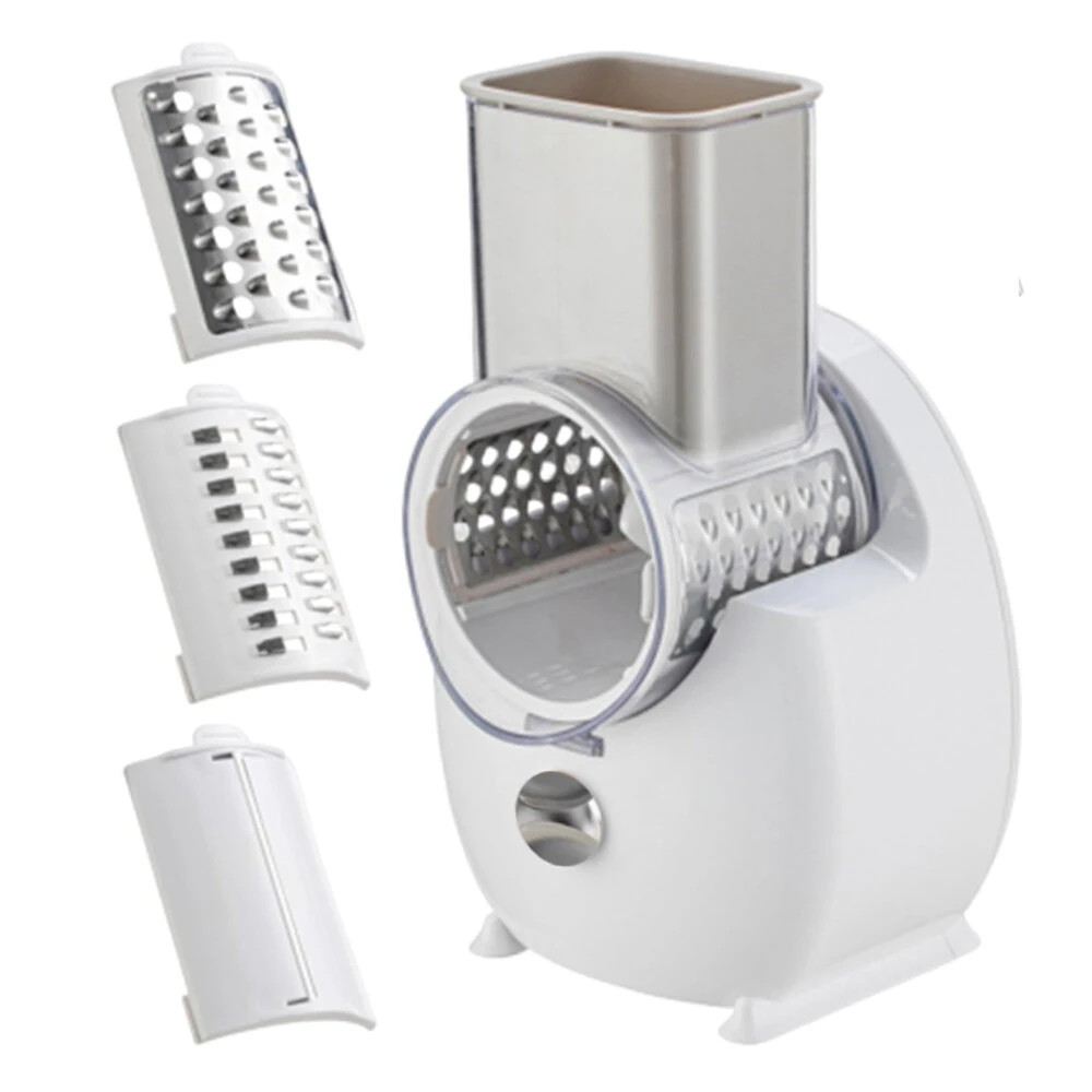 50W Multifunctional Vegetable Cutter Kitchen Drum Electric Vegetable Cutter Vegetable Slicer Potato Grater Electric Cheese Grater — Pricio