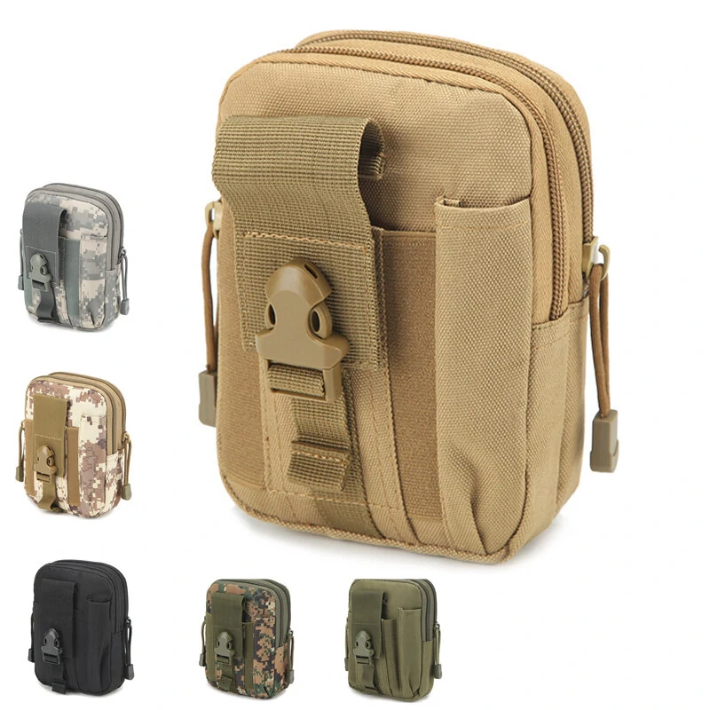 5.5 Inch Outdoor EDC Tactical Waist Bags Pack Men Cell Phone Case Wallet Pouch Holder For Sports Camping Hiking — view 2