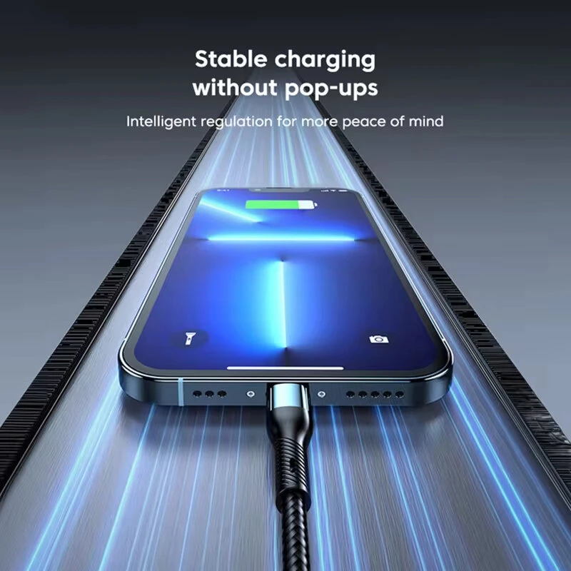 5A 120W USB-A to Type-C/iP/Micro USB Cable Fast Charging Data Transmission Copper Core Line 1.2M/2M Long for iPhone 15 14 13 Pro for Huawei Nova Flip for Xiaomi Civi 4 Pro — view 7