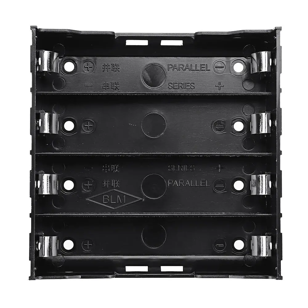 5pcs 4 Slots 18650 Battery Holder Plastic Case Storage Box for 4*3.7V 18650 Lithium Battery with 8Pin — view 4