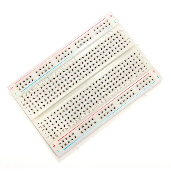 5pcs 8.5 x 5.5cm White 400 Holes Solderless Breadboard For Geekcreit for Arduino - products that work with official Arduino boards — Pricio