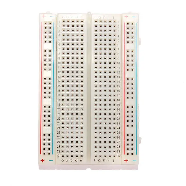 5pcs 8.5 x 5.5cm White 400 Holes Solderless Breadboard For Geekcreit for Arduino - products that work with official Arduino boards — view 3