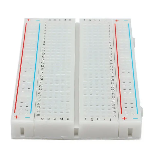 5pcs 8.5 x 5.5cm White 400 Holes Solderless Breadboard For Geekcreit for Arduino - products that work with official Arduino boards — view 4
