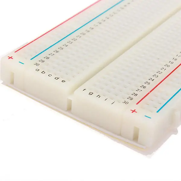 5pcs 8.5 x 5.5cm White 400 Holes Solderless Breadboard For Geekcreit for Arduino - products that work with official Arduino boards — view 7