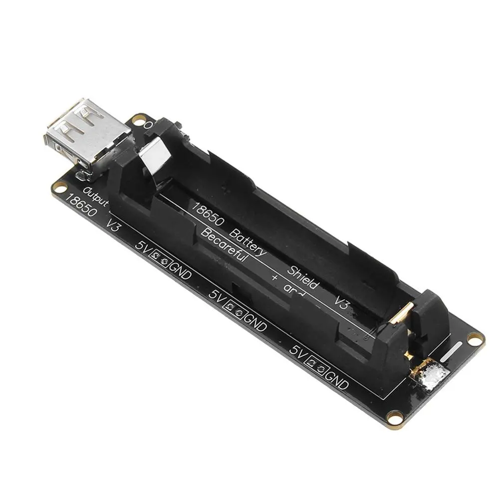 5Pcs ESP32 ESP32S 18650 Battery Charge Shield V3 Micro USB Type-A USB 0.5A Test Charging Protection Board Wemos for Arduino - products that work with official Arduino boards — view 5