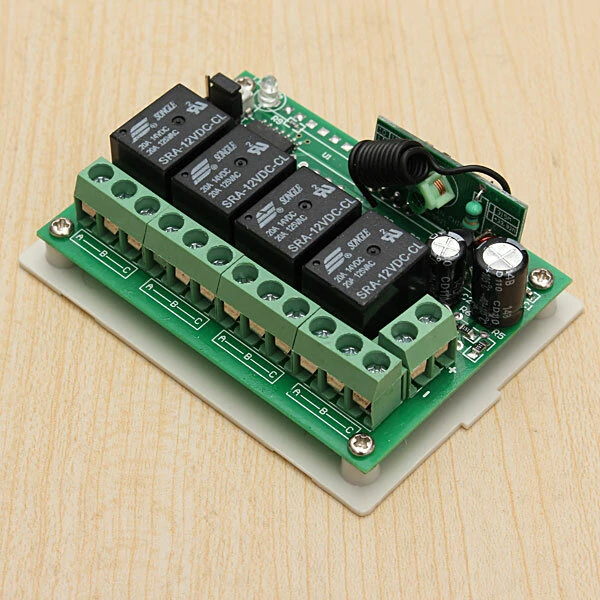 5Pcs Geekcreit® 12V 4CH Channel 433Mhz Wireless Remote Control Switch With 2 Tr — view 4