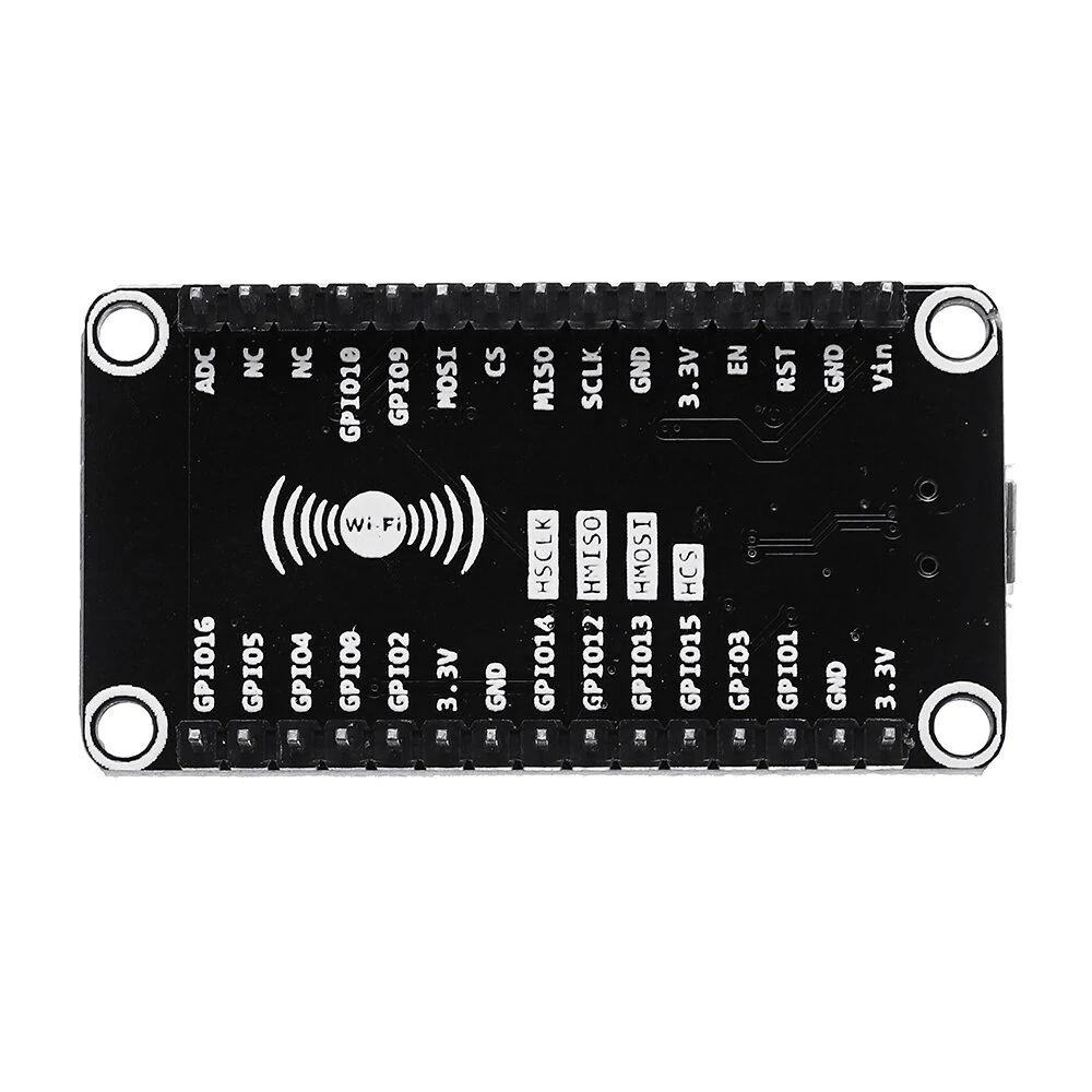 5Pcs Geekcreit® NodeMcu Lua WIFI Internet Things Development Board Based ESP8266 CP2102 Wireless Module — view 3