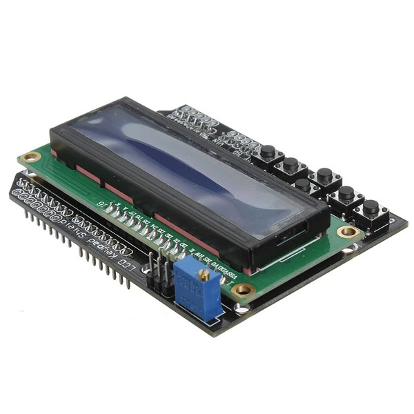 5Pcs Keypad Shield Blue Backlight For Robot LCD 1602 LCD1602 Display Module Input Output Expansion Board — view 6