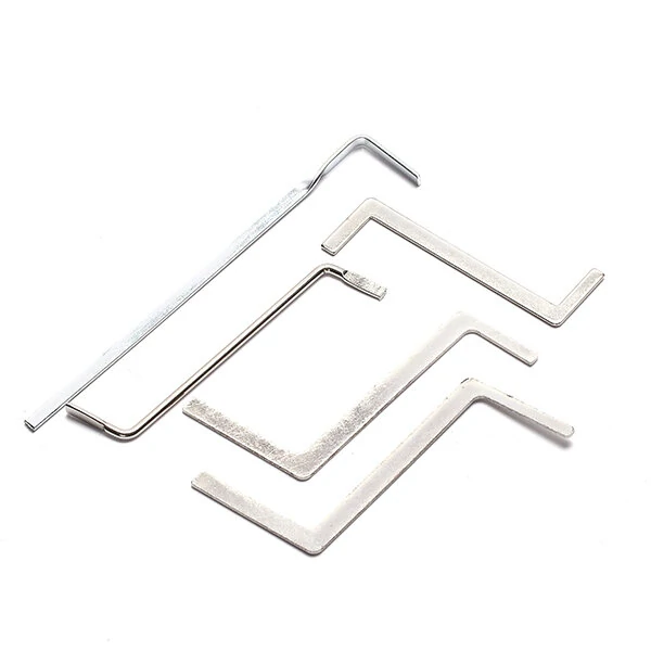 5pcs Locksmith Tools Double Row Tension Tools Stainless Stell Lock Pick Tools — Pricio