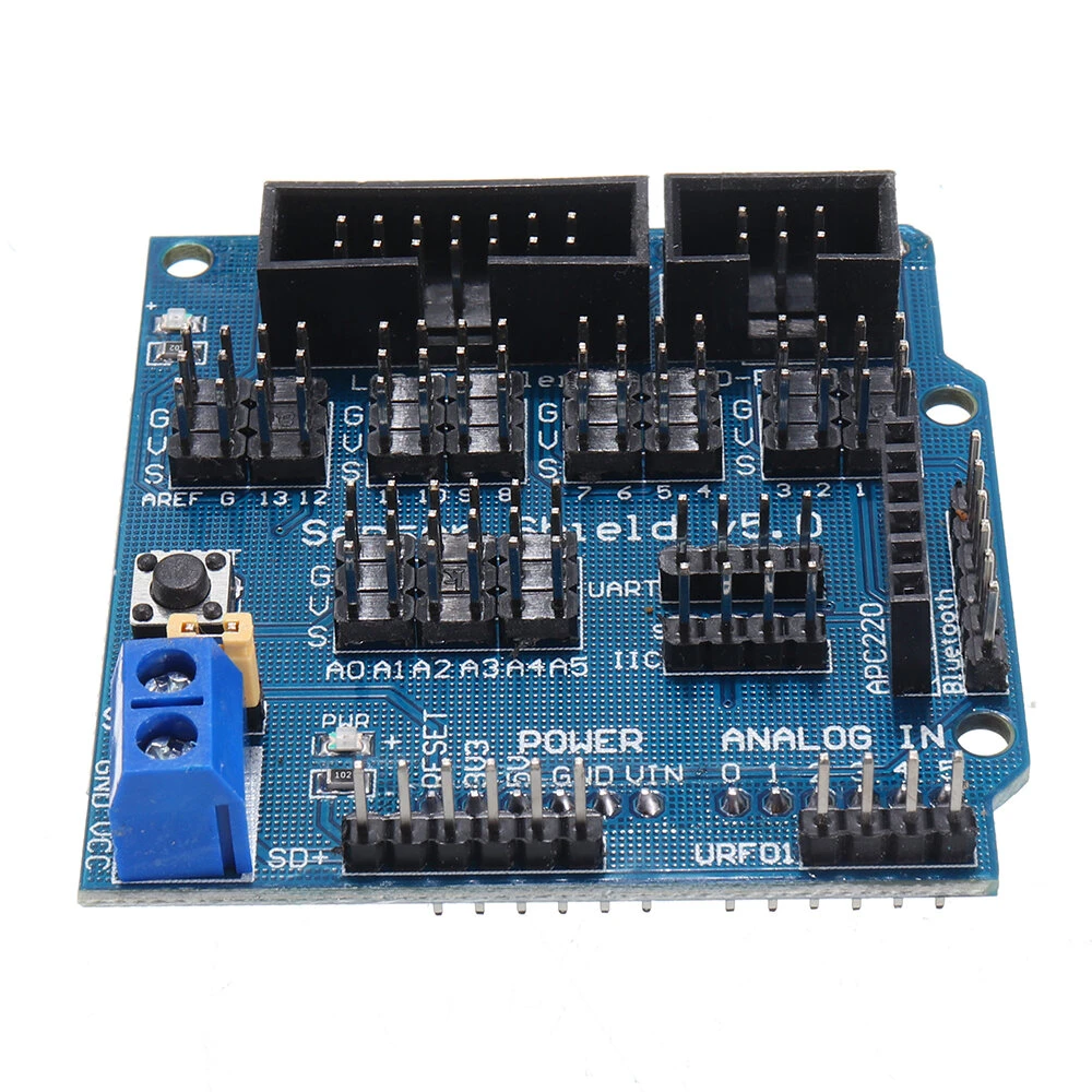 5Pcs UNO R3 Sensor Shield V5 Expansion Board Geekcreit for Arduino - products th — Pricio