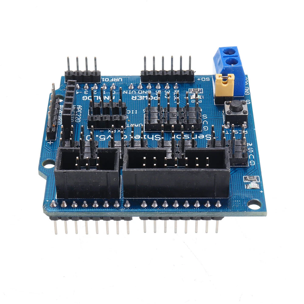 5Pcs UNO R3 Sensor Shield V5 Expansion Board Geekcreit for Arduino - products th — view 3