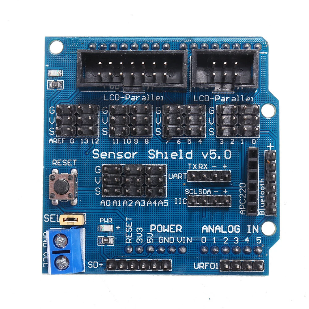 5Pcs UNO R3 Sensor Shield V5 Expansion Board Geekcreit for Arduino - products th — view 8