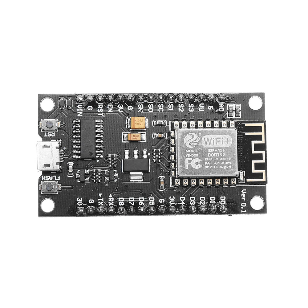 5pcs Wireless NodeMcu Lua CH340G V3 Based ESP8266 WIFI Internet of Things IOT Development Module Geekcreit for Arduino - products that work with official Arduino boards — view 7