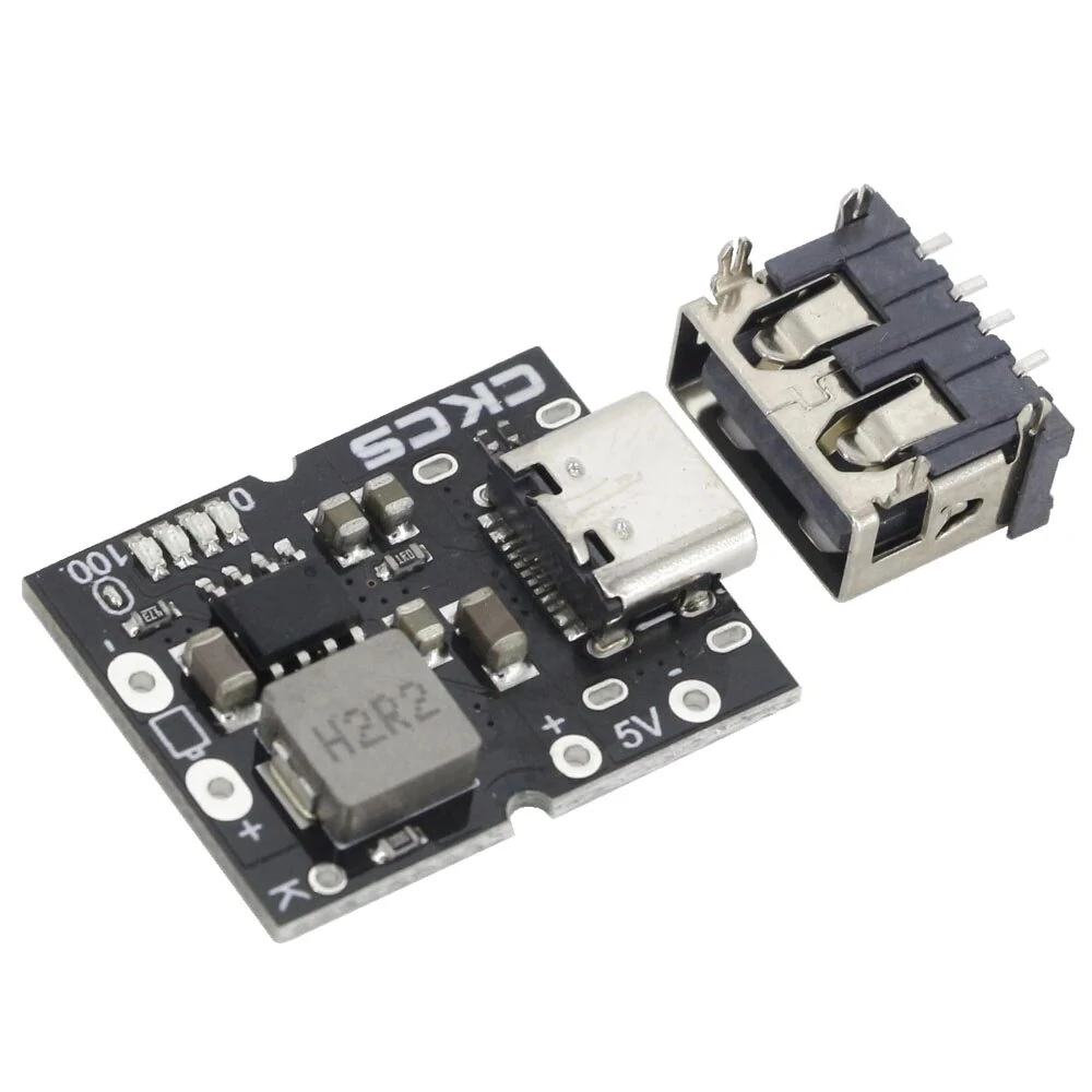 5V 2A Charge and Discharge Integrated Module Type-C Input Compatible with 4.2V/4.35V Lithium Battery — view 3