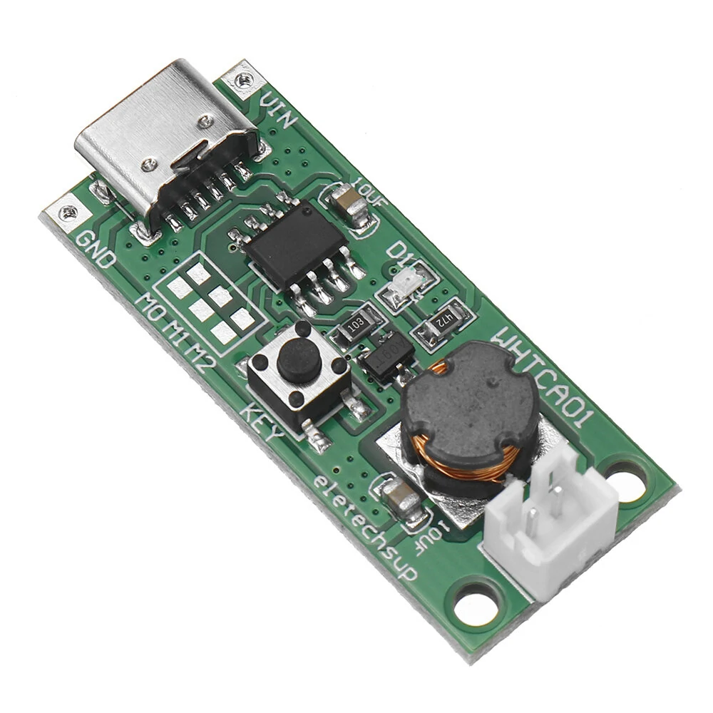 5V USB Humidifier Driver Board Type-C USB Mini Atomizing Spray Humidification DIY Kit Fogger Atomization Film Atomizer — view 5