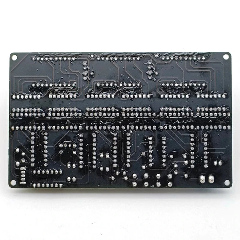 6 Digits DIY Clock Kit Auto Display Time DIY Alarm Clock Soldering Practice Kit for Students and Diyers DC4.5V-5.5V — view 6