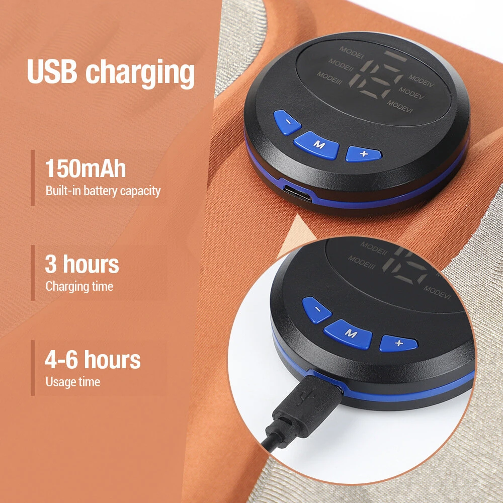 6 Mode 3D Electric Foot Massager Foot Pad 15 Speed Micro Current Pulse Calf  Foot Massager Micro Current Foot Massage Pad — view 4