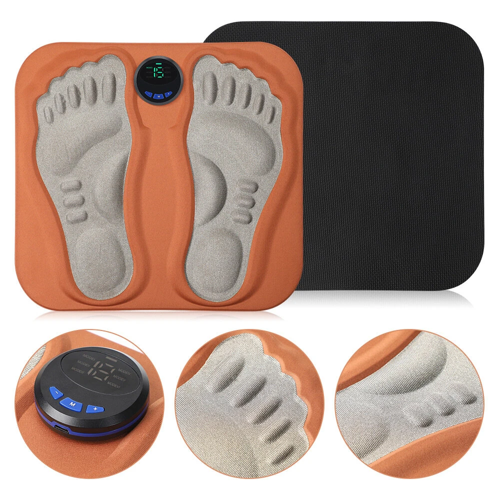 6 Mode 3D Electric Foot Massager Foot Pad 15 Speed Micro Current Pulse Calf  Foot Massager Micro Current Foot Massage Pad — view 6