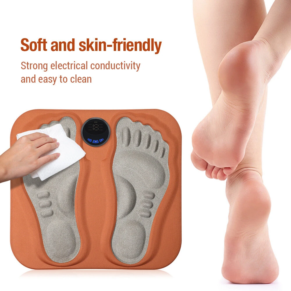 6 Mode 3D Electric Foot Massager Foot Pad 15 Speed Micro Current Pulse Calf  Foot Massager Micro Current Foot Massage Pad — view 7