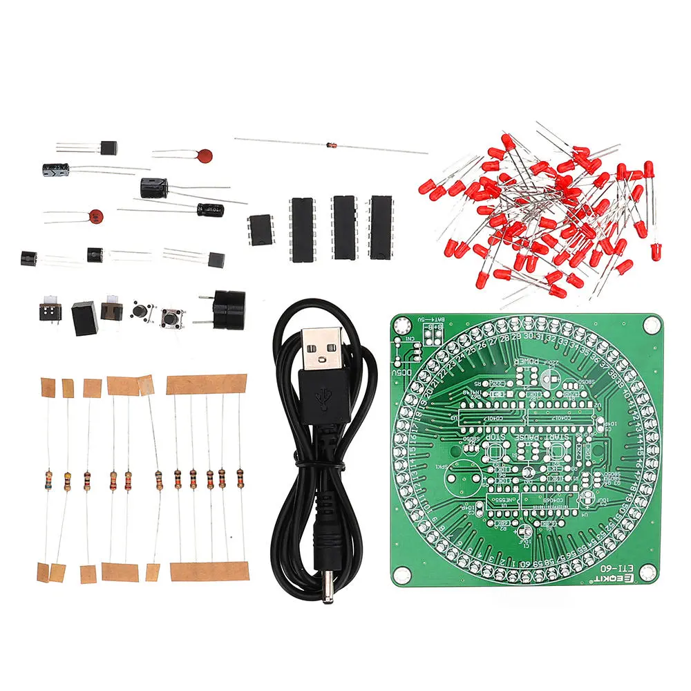 60 Seconds Electronic Timer Kit DIY Parts Soldering Practice Board — view 2