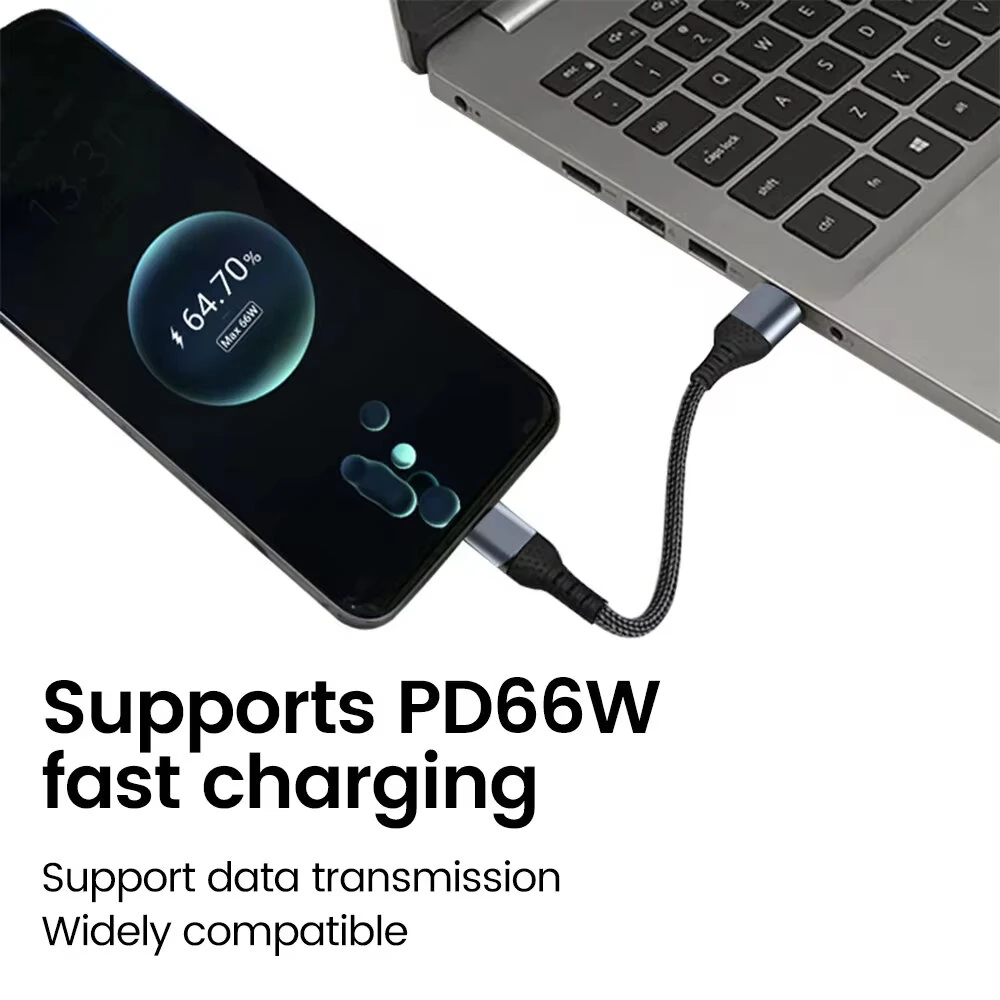 6A USB-A to Type-C Cable Fast Charging Data Transmission Tinned Copper Core Line 0.25M/0.5M Long for iPhone 15 15 Plus for Huawei Pura 70 Ultra for Xiaomi Civi 4 Pro for Samsung Galaxy Z Fold 6 — view 6