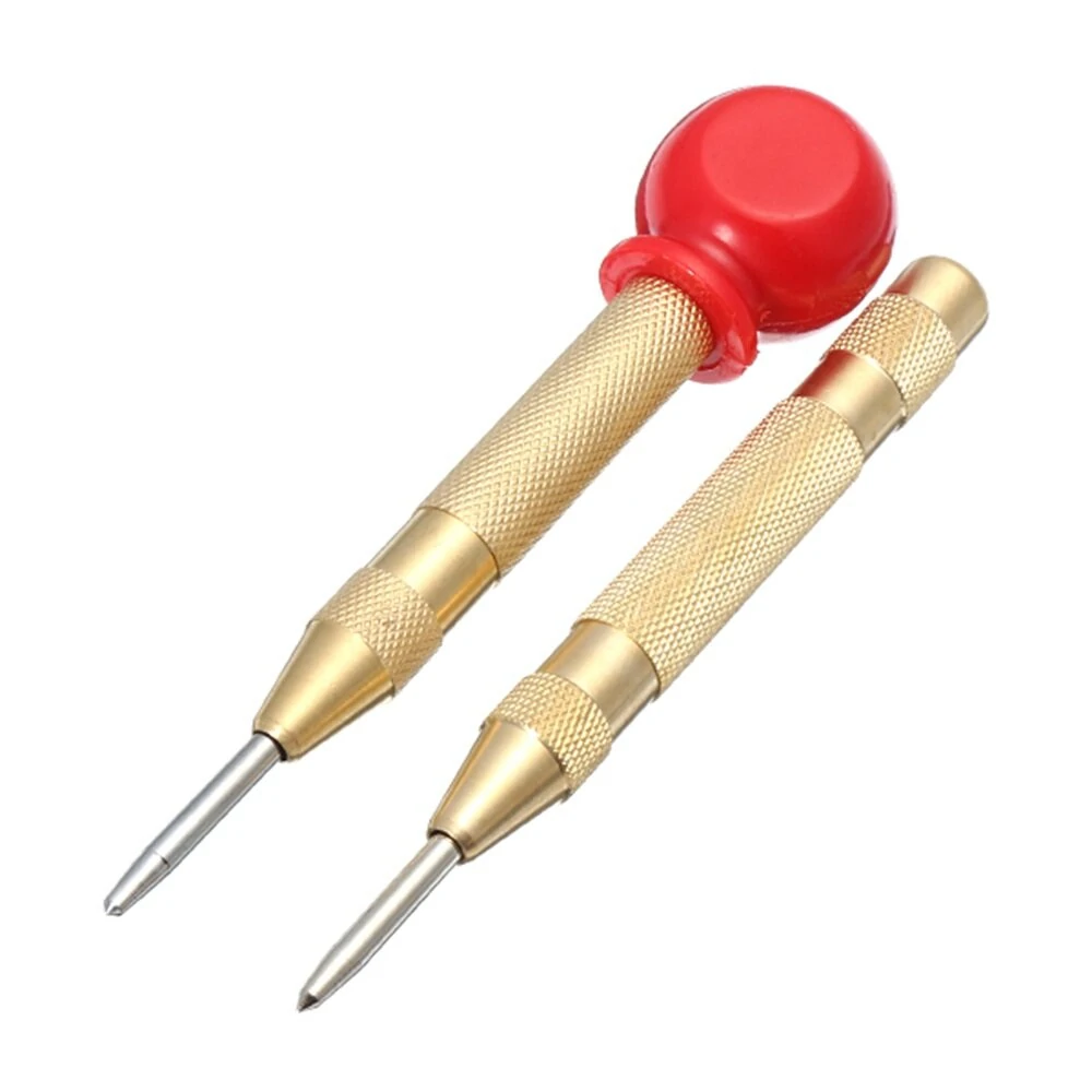 6mm Automatic Center Pin Punch Spring Loaded Marking Starting Holes Tool — Drillpro