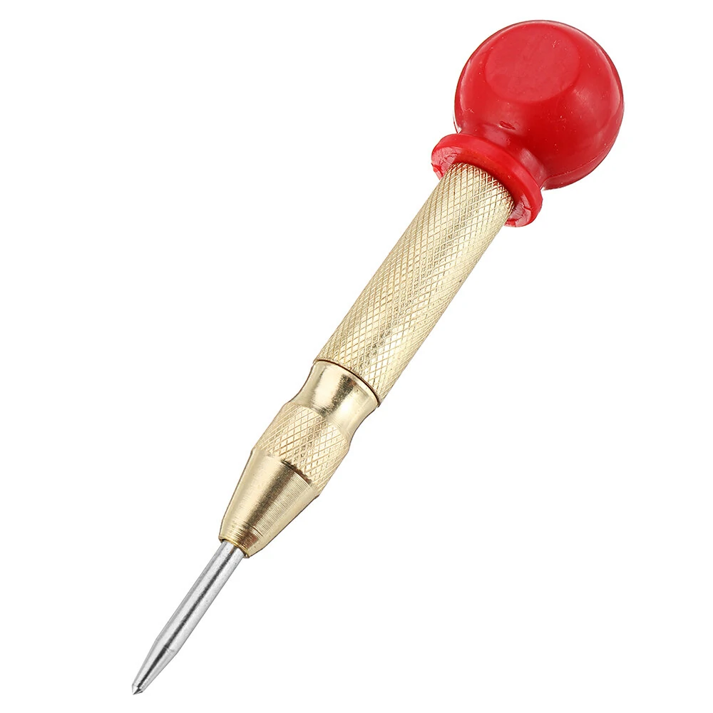 6mm Automatic Center Pin Punch Spring Loaded Marking Starting Holes Tool — view 10