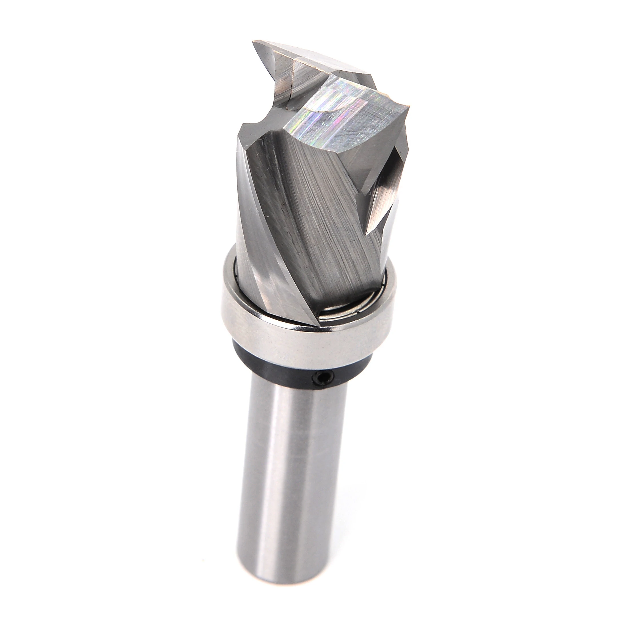 6mm/6.35mm/12.7mm Shank Carbide CNC Router Bit Bearing Ultra-Perfomance Compression Flush Trim Milling Cutter For Wood — view 6