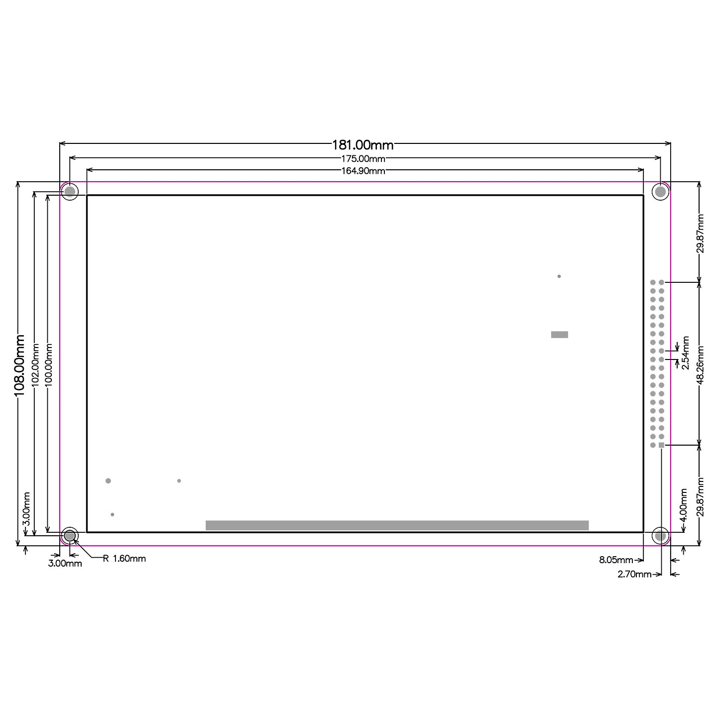 7 Inch TFT Touch Screen SSD1963 LCD Display RGB565 16 Bit Parallel Interface 800x480 Resistive Touch Module SD Card Slot Embedded System — view 6
