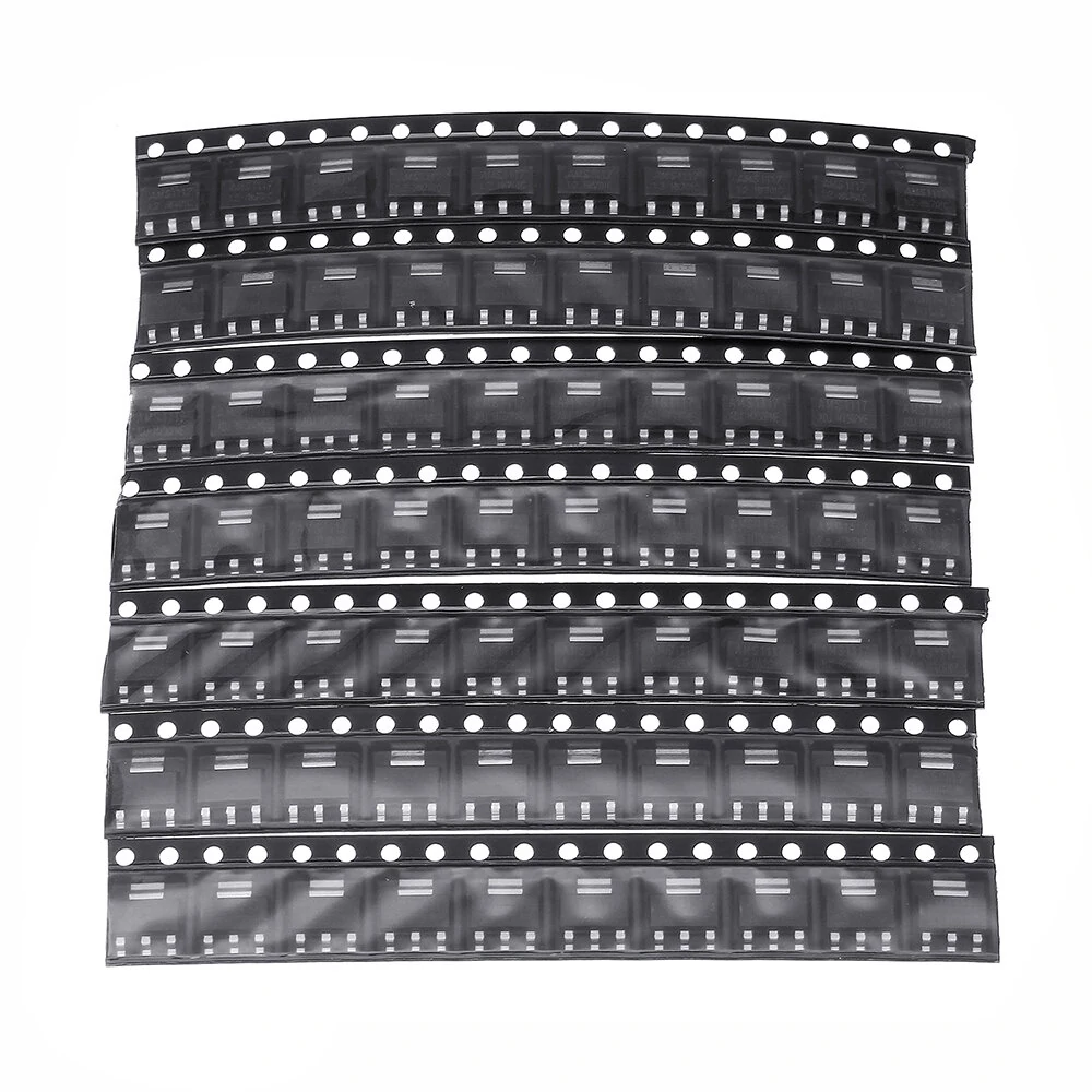 70Pcs AMS1117 Voltage Regulator Kit 1.2V/1.5V/1.8V/2.5V/3.3V/5.0V/ADJ 1117 7 Val — view 3