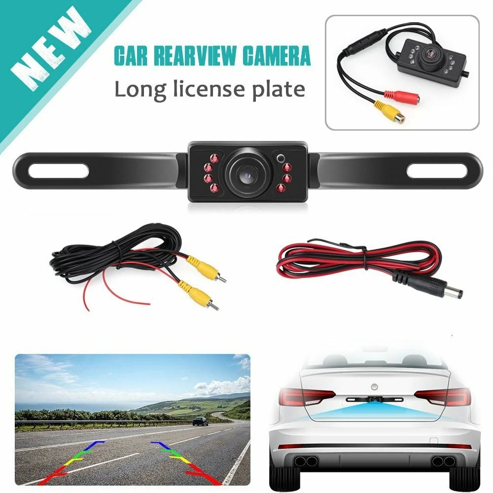 720 HD Backup Camera Rear View License Plate Reverse Camera Universal for Pickup Truck Car SUV 170° Angle Night Vision Waterproof — view 3
