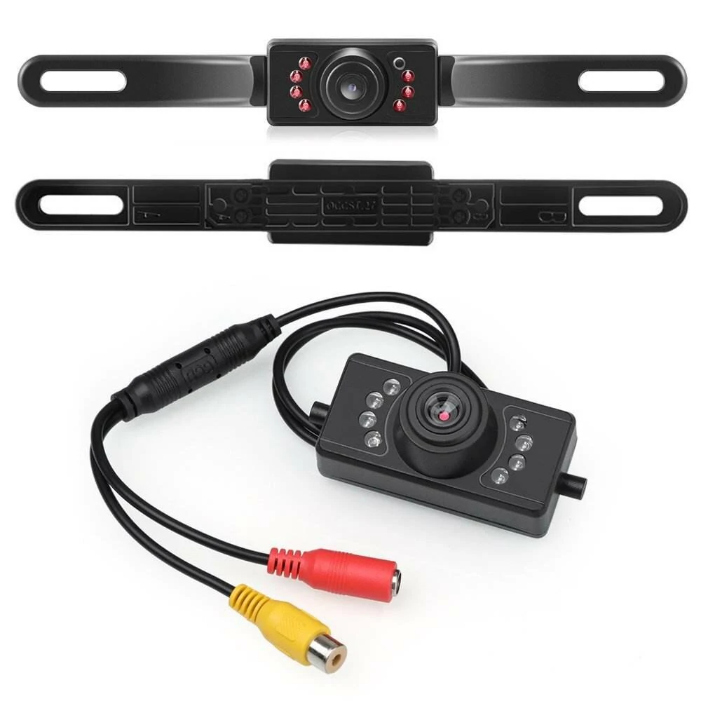 720 HD Backup Camera Rear View License Plate Reverse Camera Universal for Pickup Truck Car SUV 170° Angle Night Vision Waterproof — view 6