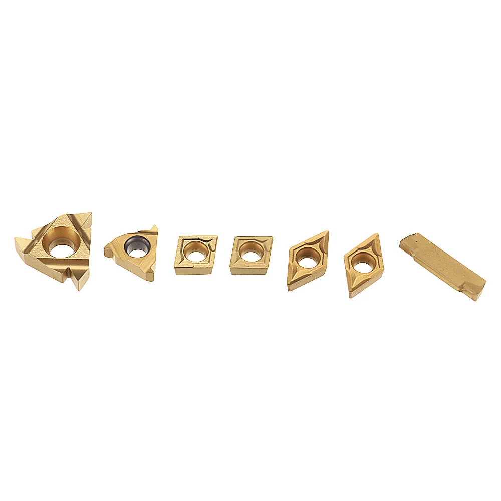 7pcs 12mm Shank Lathe Boring Bar Turning Tool Holder Set With Carbide Inserts — view 5