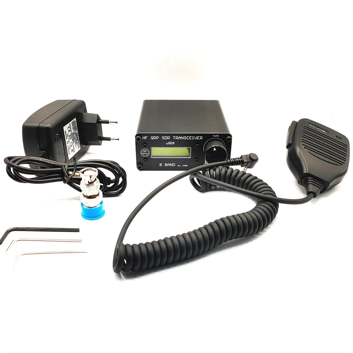8-Band USDX Receiver 5W USDX USDR HF QRP SDR SSB/CW Transceiver 8-Band Shortwave QCX-SSB Built-in Microphone Speaker — Pricio
