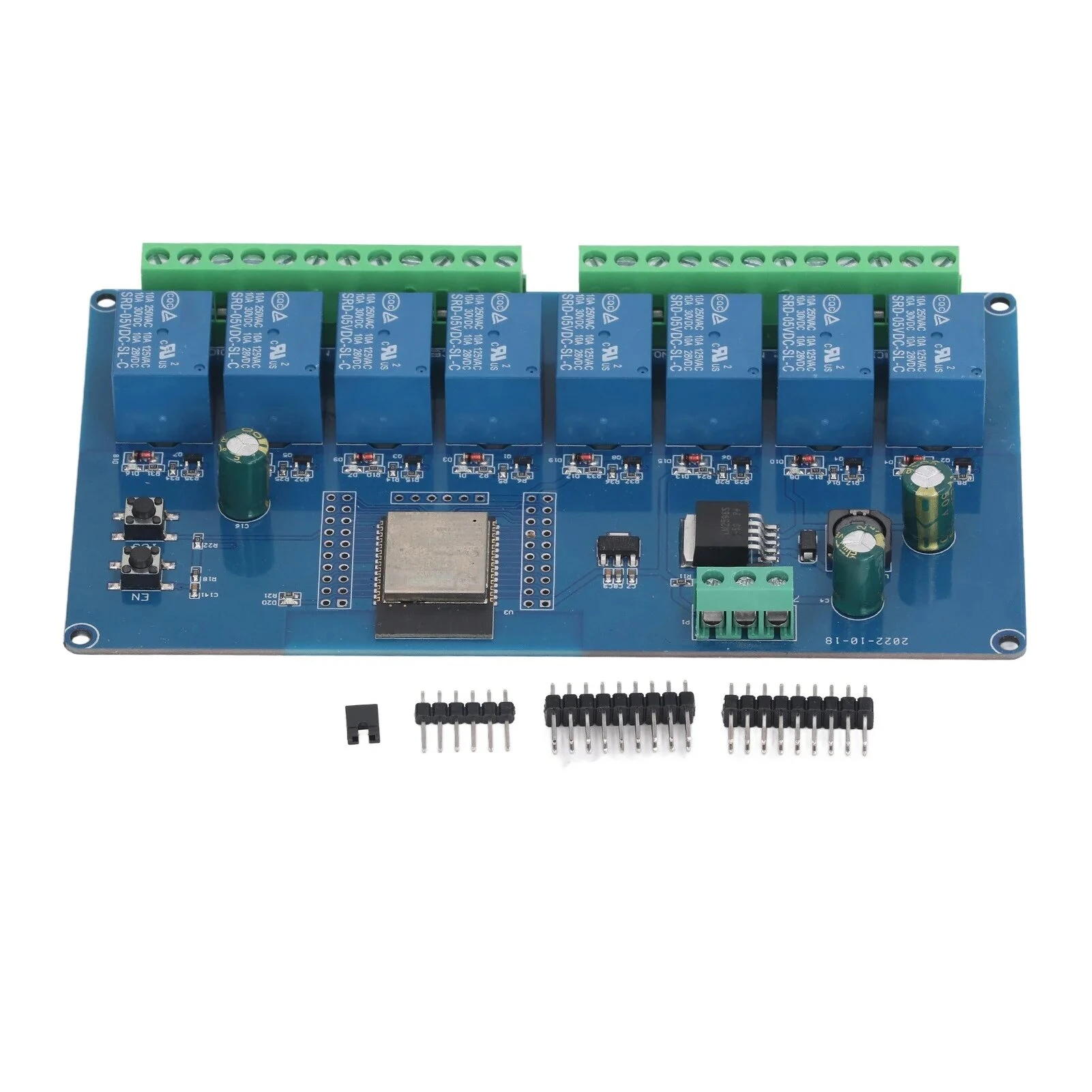 8 Channel Relay Module ESP32 WiFi Wireless Control BLE Development Board ESP32-WROOM-32E DC 5~30V — view 2