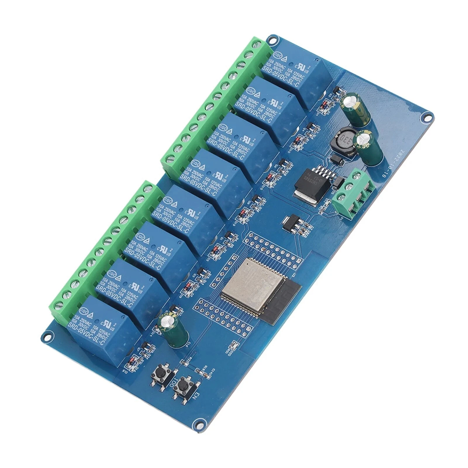 8 Channel Relay Module ESP32 WiFi Wireless Control BLE Development Board ESP32-WROOM-32E DC 5~30V — view 6